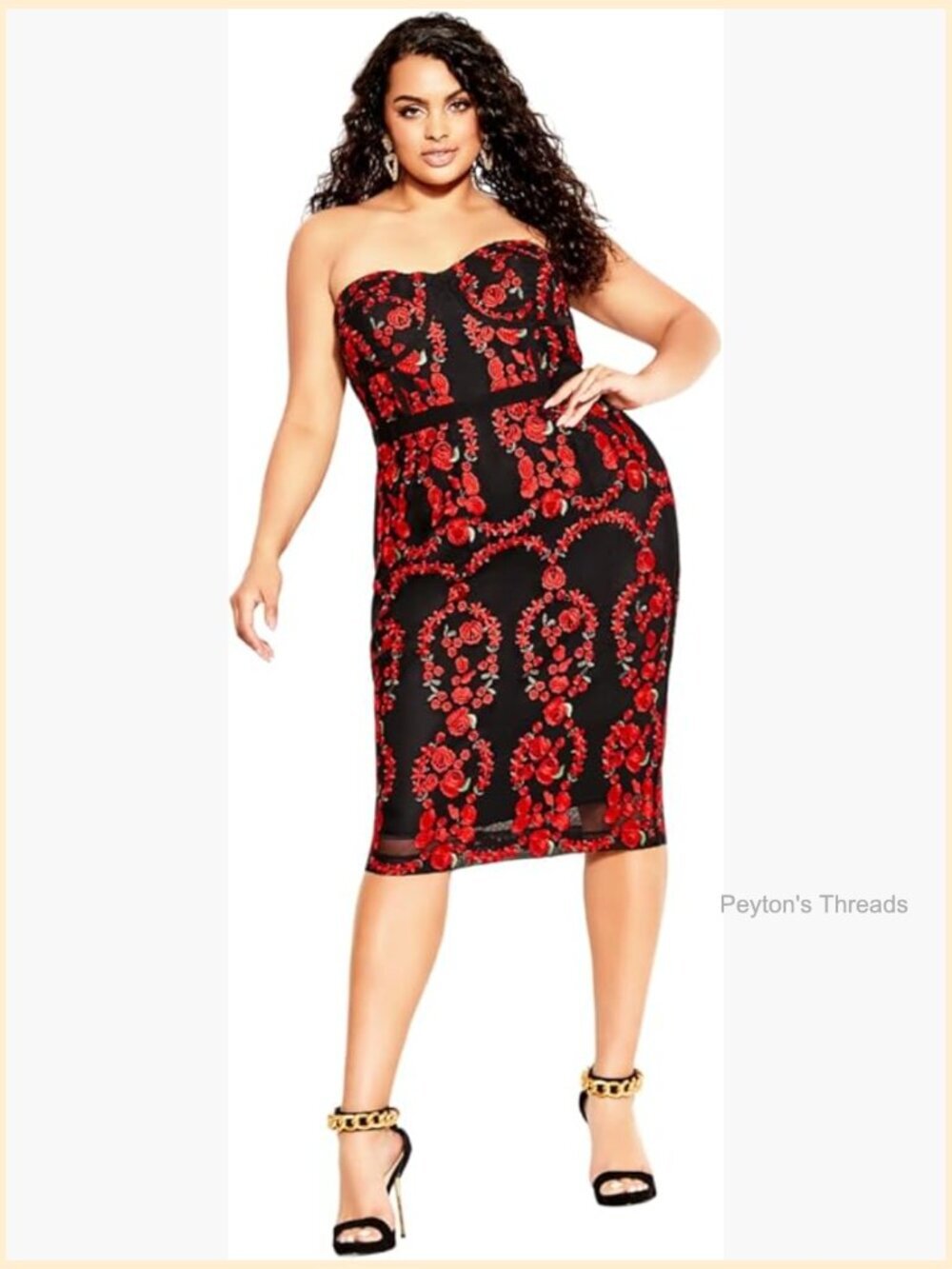 Plus Size Sweetheart Cocktail Dress with Removable Straps